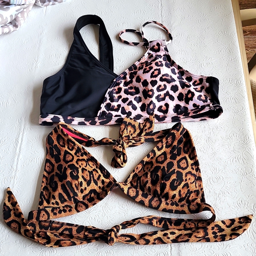 Animal Prints Swimsuit Tops